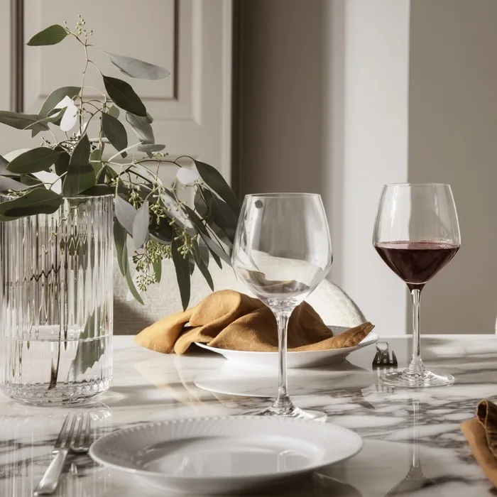 Lyngby Porcelæn Rhombe Plate White