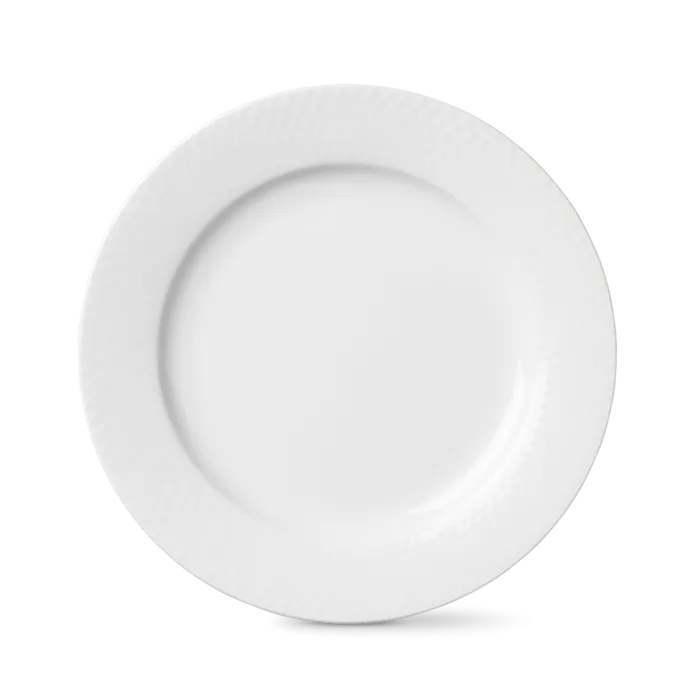 Lyngby Porcelæn Rhombe Plate White