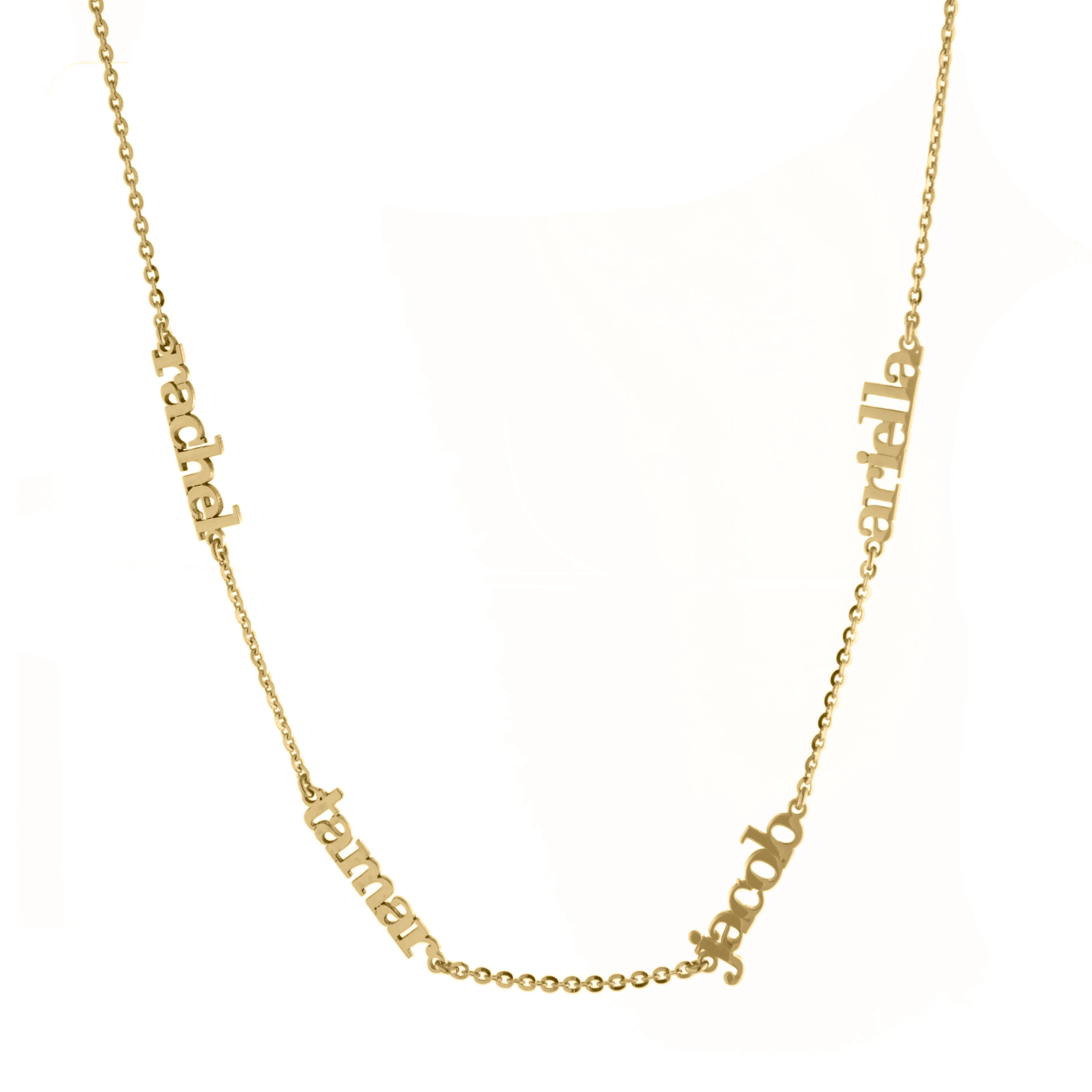 Multi Name Necklace
