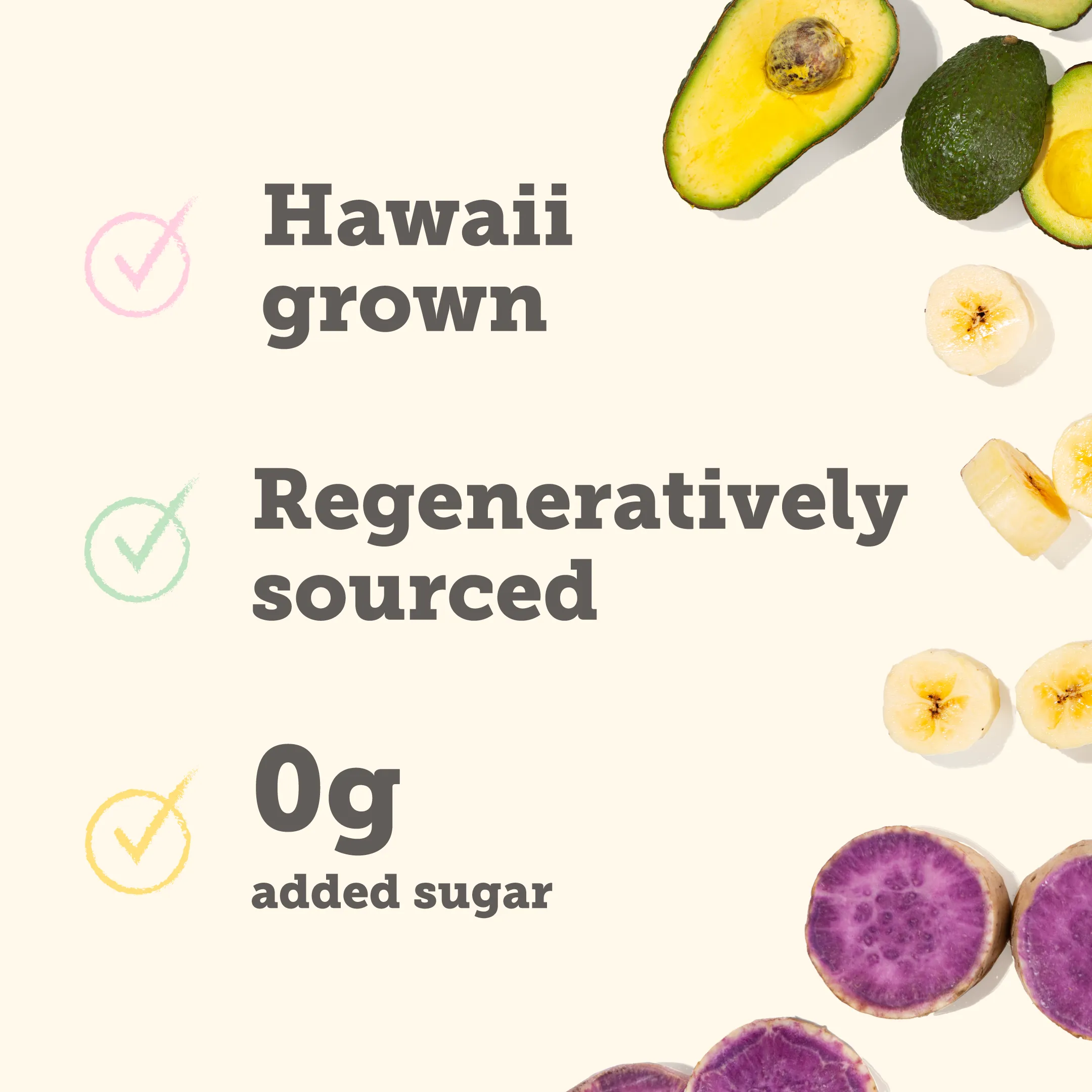 Okinawan Sweet Potato, Banana & Taro