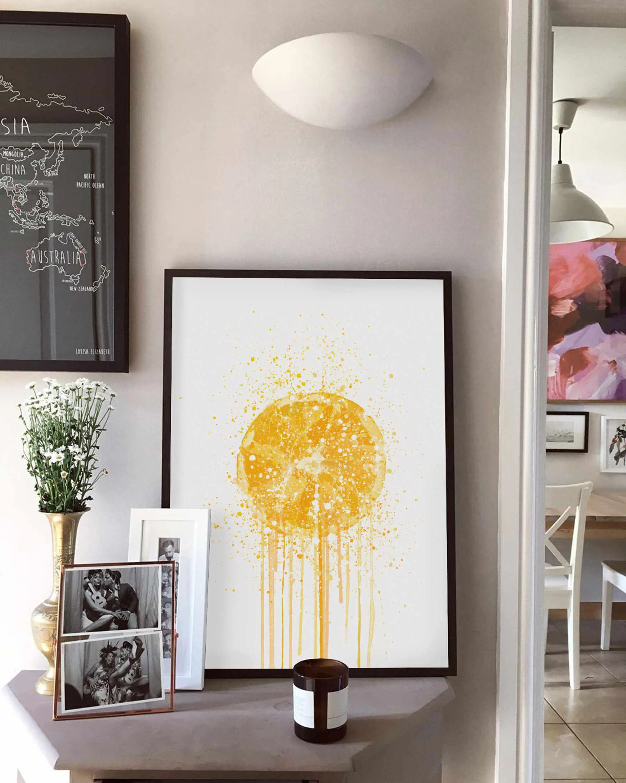 Orange Fruit Wall Art Print