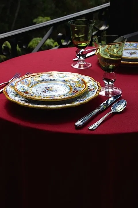 Rectangular Spun Poly Tablecloth