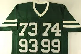 Sack Exchange New York Jets Throwback Football Jersey