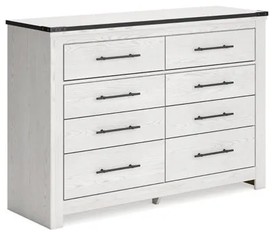Schoenberg King Panel Bed with Dresser