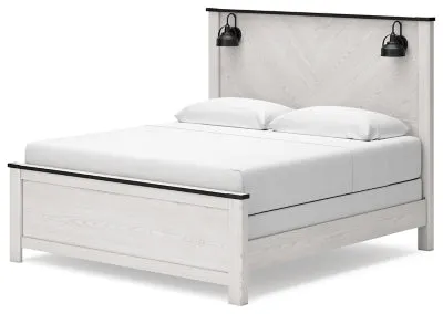 Schoenberg King Panel Bed with Dresser
