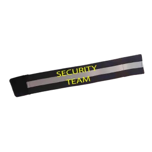 Security Team Reflective Elastic Arm Band, Leg Band