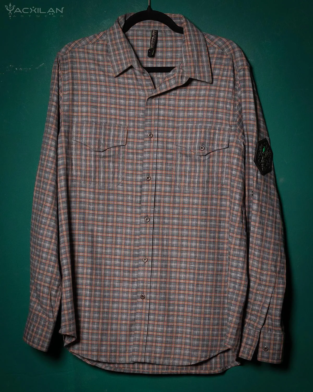 Shirt Men Long Sleeves / Cotton Lumberjack Tartan - GINGHAM GREY