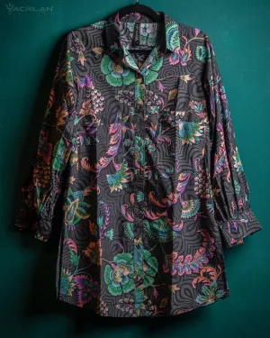 Shirt Woman Longsleeve Piratechic / Cotton Popeline - CHINTZA