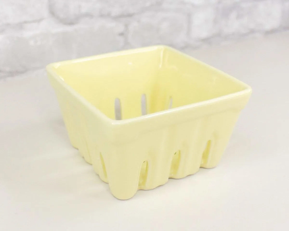 Strawberry Carton Container - Yellow