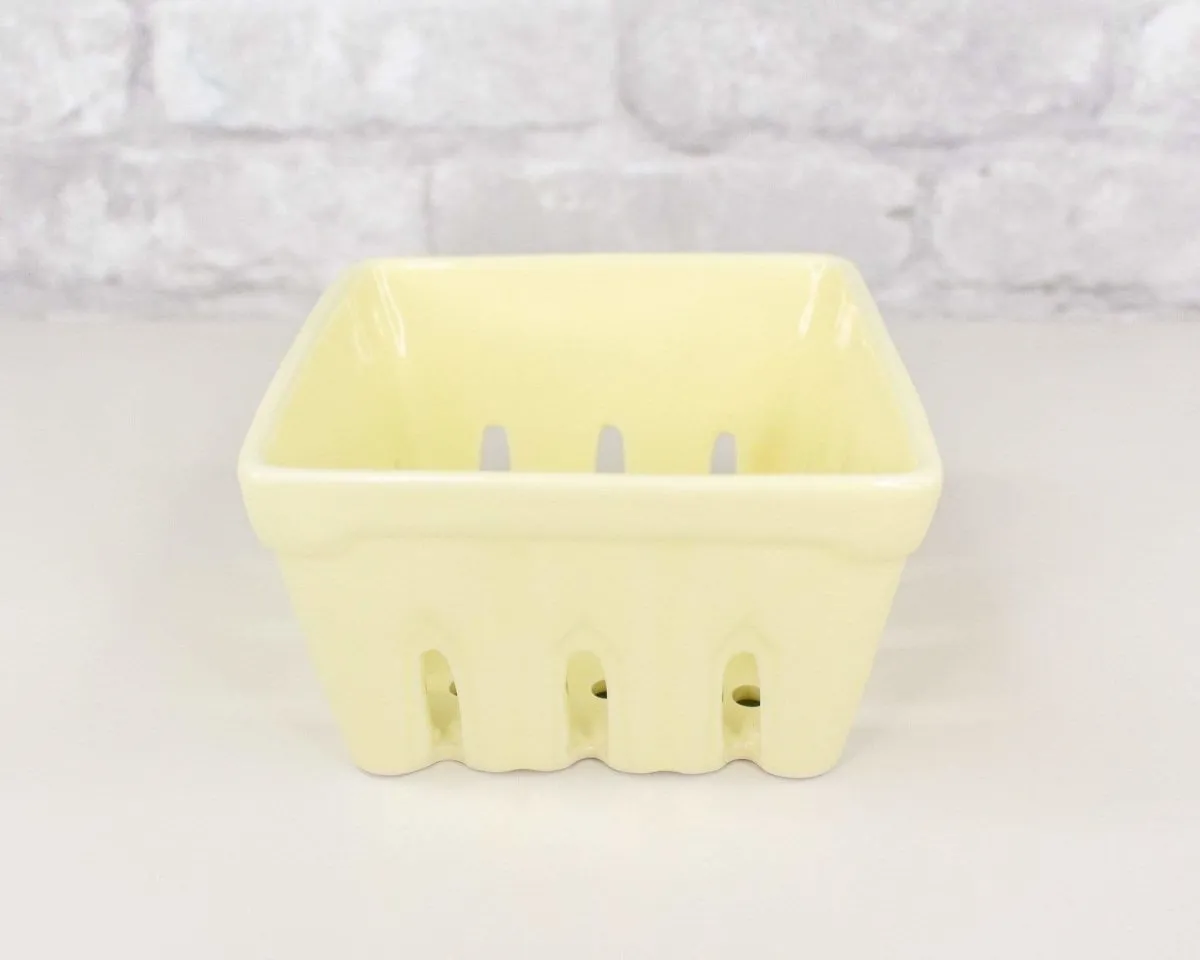 Strawberry Carton Container - Yellow