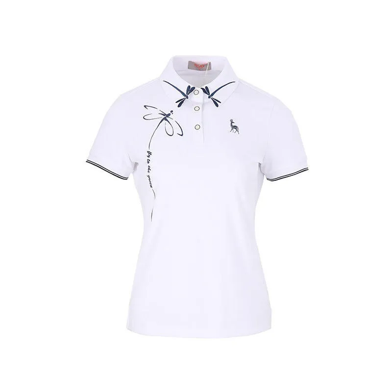 SVG Golf Dragonfly Embroidered Polo