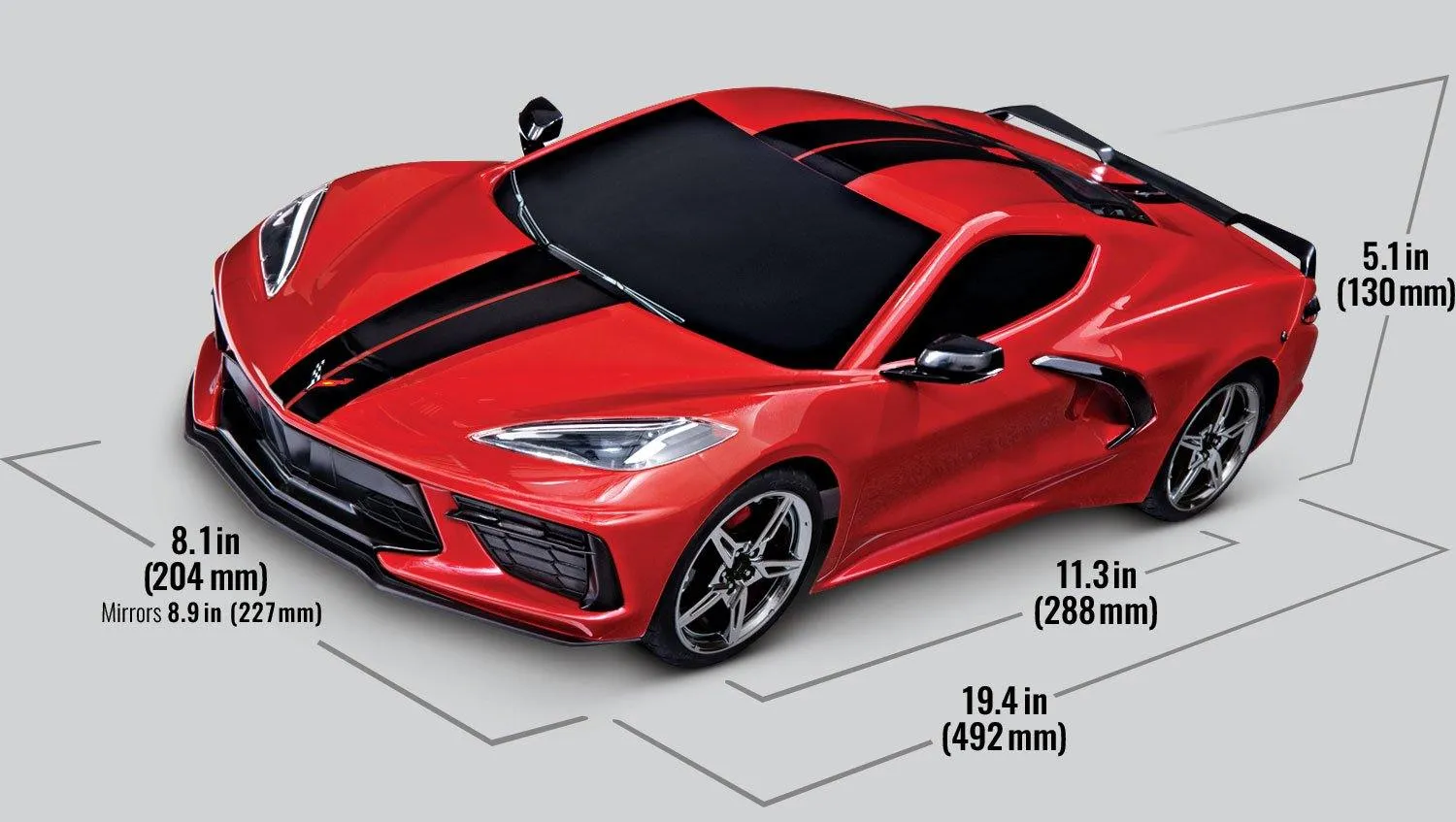 Traxxas 4-TEC 3.0 Silver Chevrolet® Corvette® Stingray 1/10 Scale AWD Supercar 93054-4-SLVR