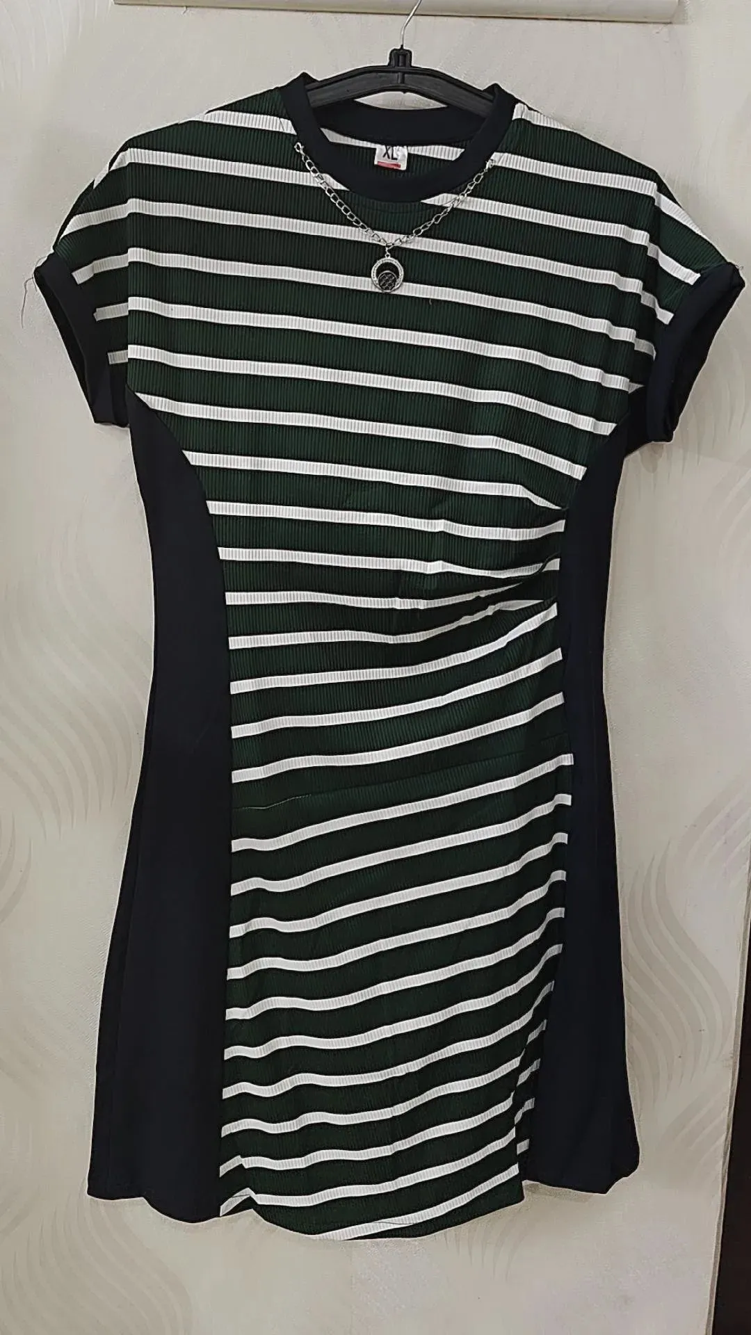 Women Strecable striped dress