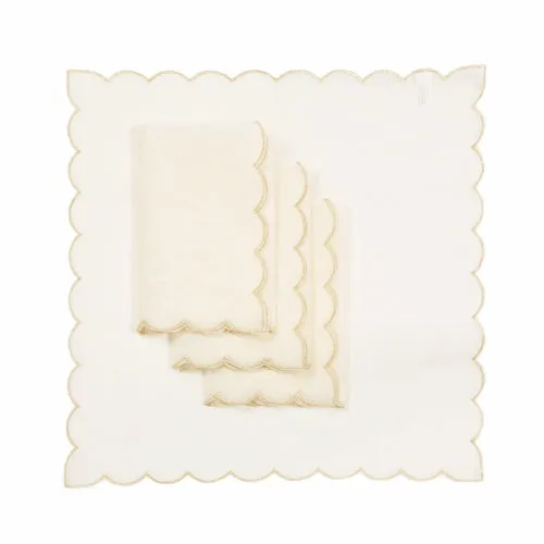 XD18265B Sleek Chic Sheer 20'' x 20'' Napkins, Set of 4