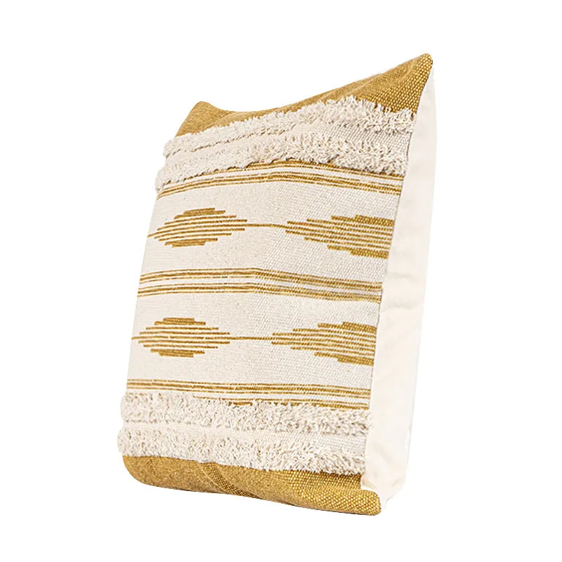 Yellow Striped Pillow