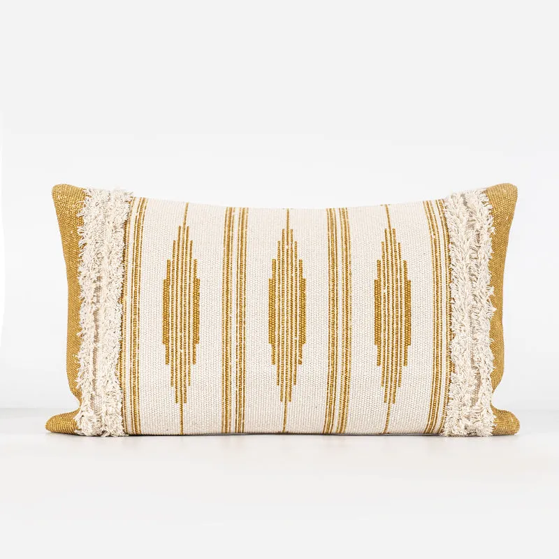 Yellow Striped Pillow