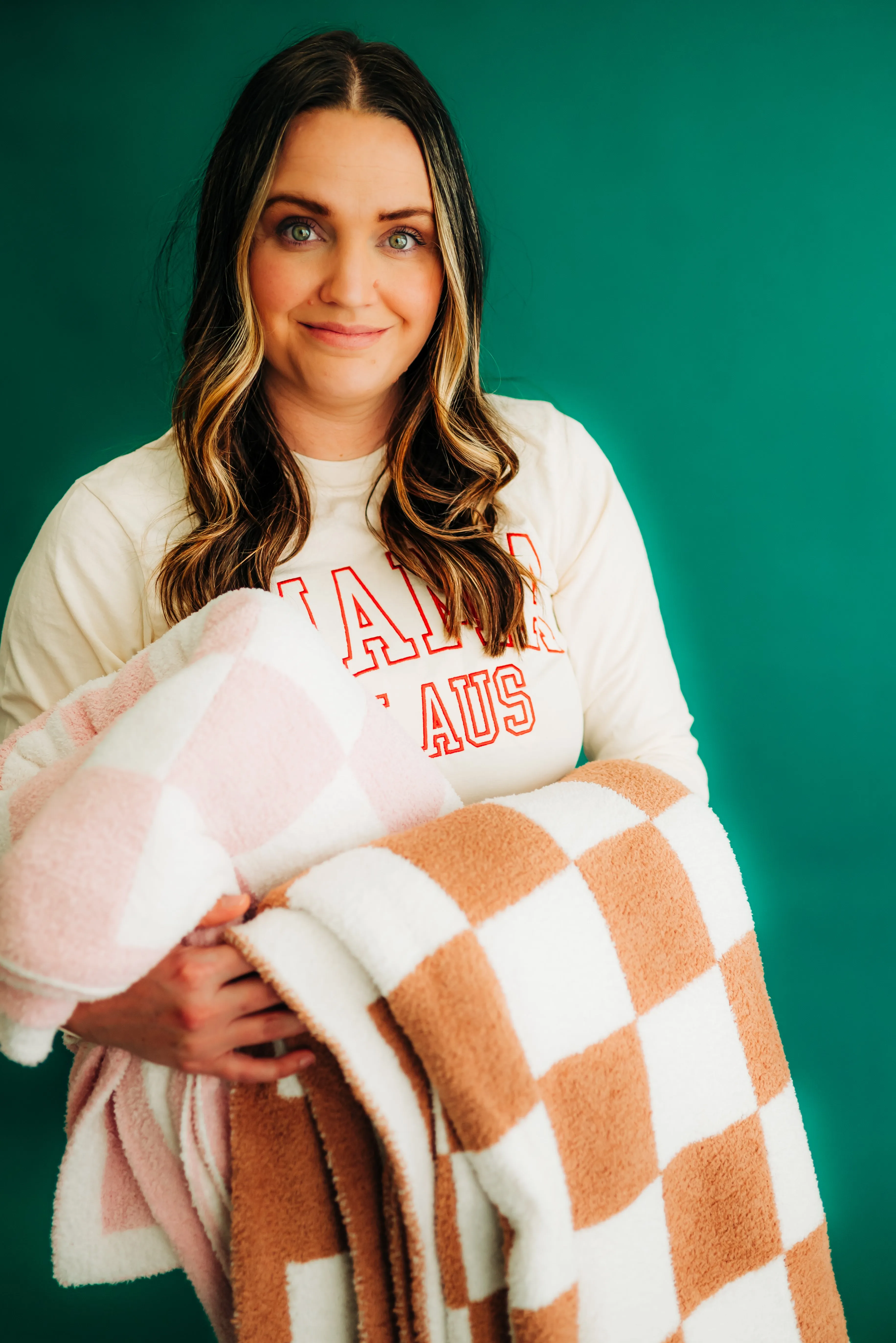 Youth/Adult - Checker Blanket - LMSS® Exclusive - Custom Embroidered Name